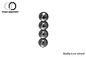 Bolas magnéticas permanentes da esfera, ímãs da esfera N52 Ni do Cu do Ni de 1 polegada chapeado