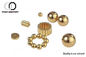 ímãs N-52 da esfera da placa de ouro 24K, boas bolas as mais fortes do ímã do revestimento N52 do ouro